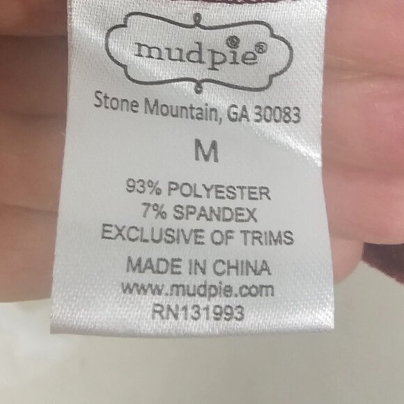 Mud Pie Burgundy Plum Velour Tank Peplum Y2K Goth Boho M - Picture 8 of 10